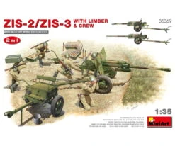 MiniArt 1:35 ZIS-2/ZIS-3 Pakm. Anhän. (5) 2in1